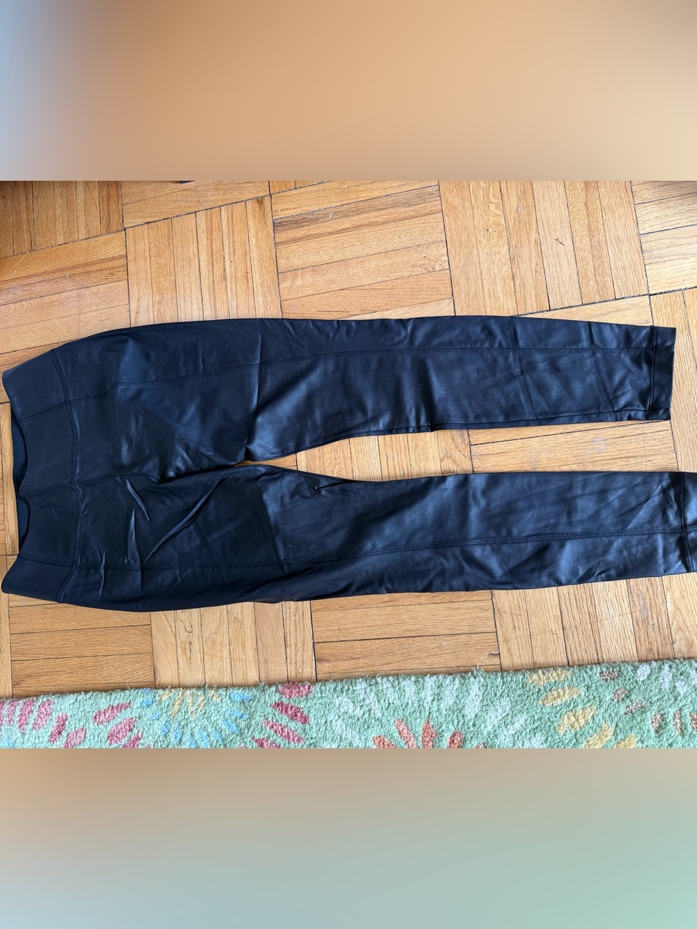 Athleta Black Delancey Gleamtight Leggings